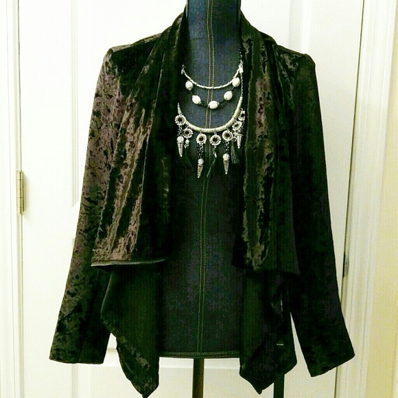 💎NWT BLANKNYC Black Velvet Jacket - Picture 7 of 8